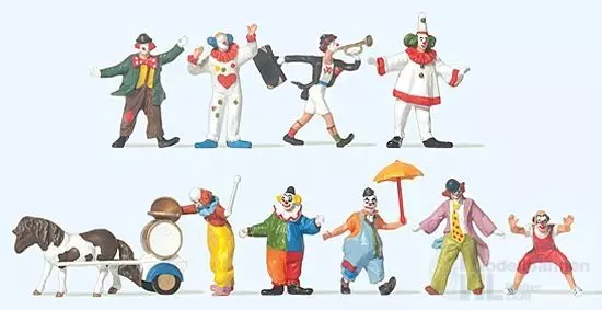 Preiser 20258 - Clowns H0 1:87