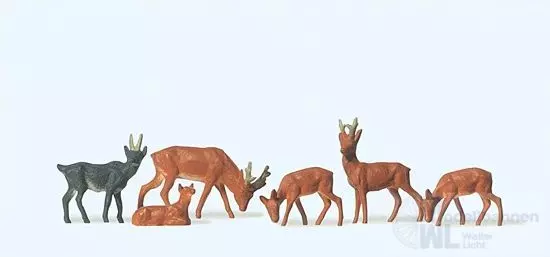 Preiser 14178 - Rehe und Gemse H0 1:87