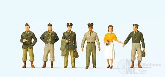 Preiser 10594 - US-Soldaten. Fünfziger Jahre H0 1:87