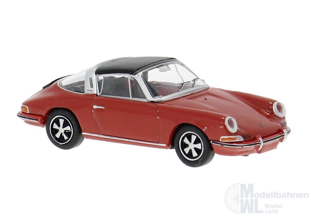 Brekina 16270 - Porche 911 targa rot H0 1:87