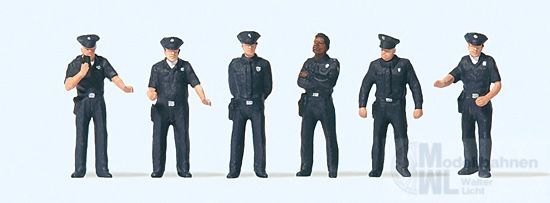 Preiser 10799 - US City Police H0 1:87