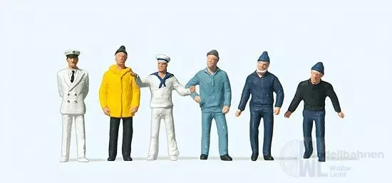 Preiser 14062 - Schiffsbesatzung H0 1:87