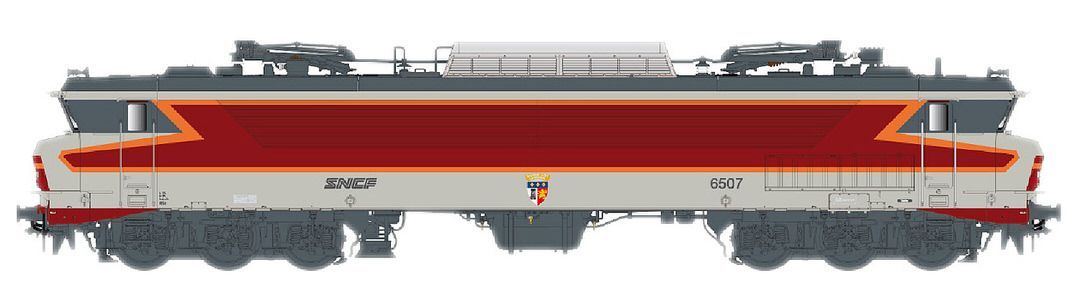LS Models 10312 - E-Lok CC 6507 SNCF Ep.IV/V Arzens H0/GL