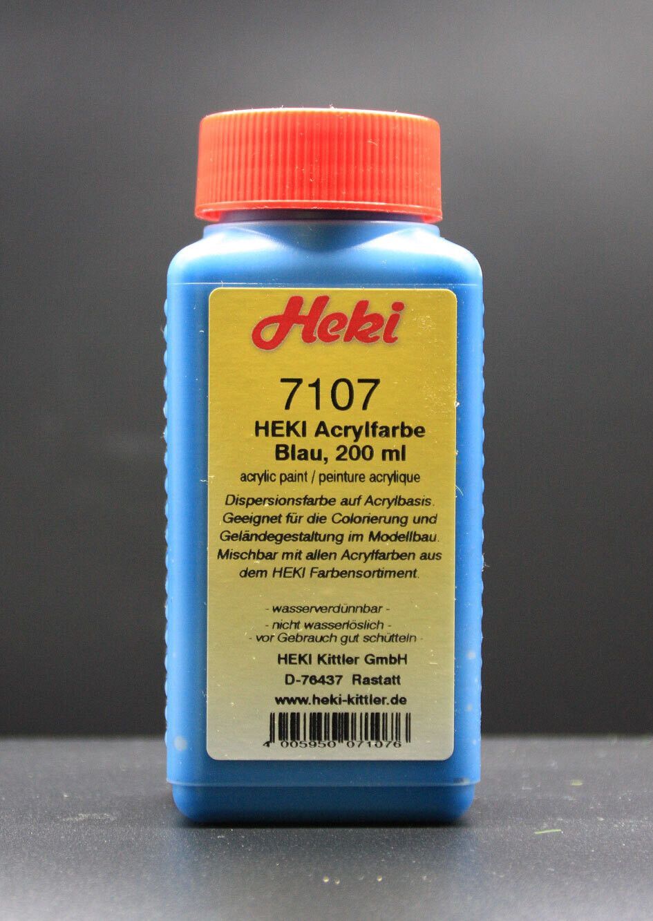 Heki 7107 - Acrylfarbe Firnblau 200 ml
