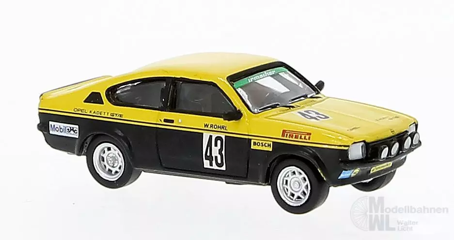 Brekina 20405 - Opel Kadett C GT/E Walter Röhrl ausDRM 1976 H0 1:87
