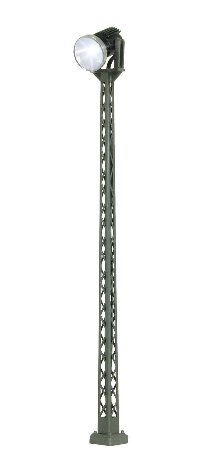 Viessmann 6531 - Flutlichtstrahler LED weiß auf Mast 78 mm N 1:160
