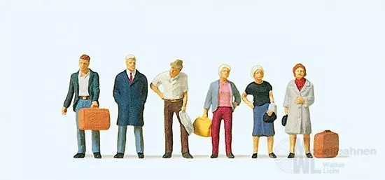 Preiser 10504 - Stehende Reisende H0 1:87