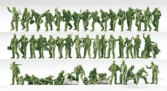 Preiser 16506 - Bundeswehr. BRD. Jäger, Pioni H0 1:87