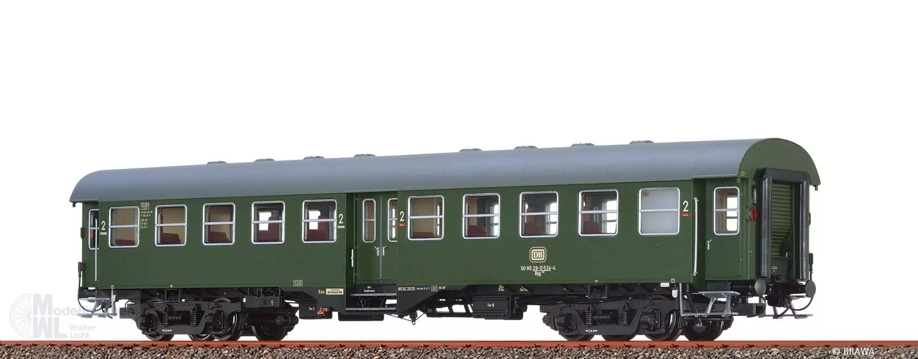 Brawa 46103 - Personenwagen DB Ep.IV Byg 514 50 80 29-11 534-4 Esn H0/GL