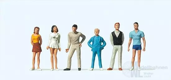Preiser 14003 - Burschen, Mädchen H0 1:87