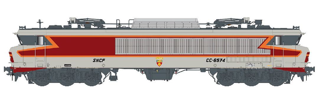LS Models 10313 - E-Lok CC 6574 SNCF Ep.IV Arzens H0/GL