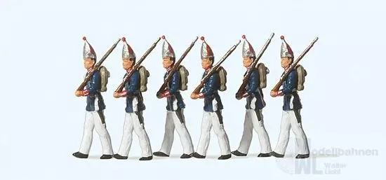 Preiser 12189 - 1. Garderegiment zu Fuß. Pots H0 1:87