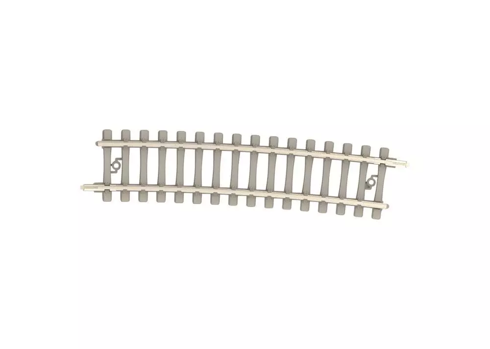 Trix 14515 - Gleis gebogen R5 492,6mm 7,5° Betonschwelle N 1:160