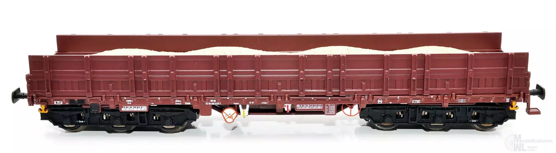 NPE NW22230 - Schwerlastwagen DR Ep.IV Samms 4860 erhöhte Bordwände Kiesladung H0/GL