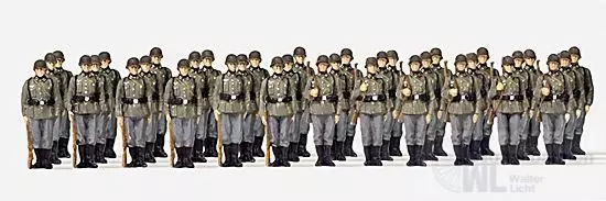 Preiser 16573 - Infanterie angetreten. DR 193 H0 1:87