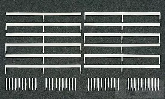 Preiser 18202 - Leitpfosten und Schutzplanken H0 1:87