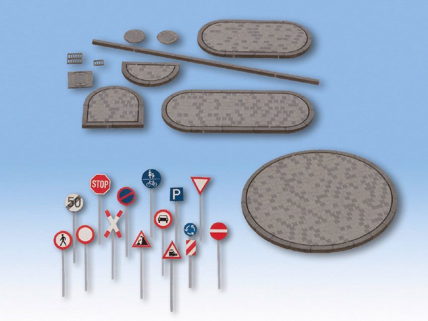 Noch 60525 - Straßen-Deko-Set H0 1:87