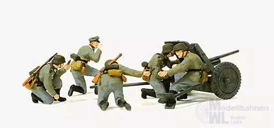 Preiser 16591 - 3,7 cm PAK L/45 im Gefecht H0 1:87