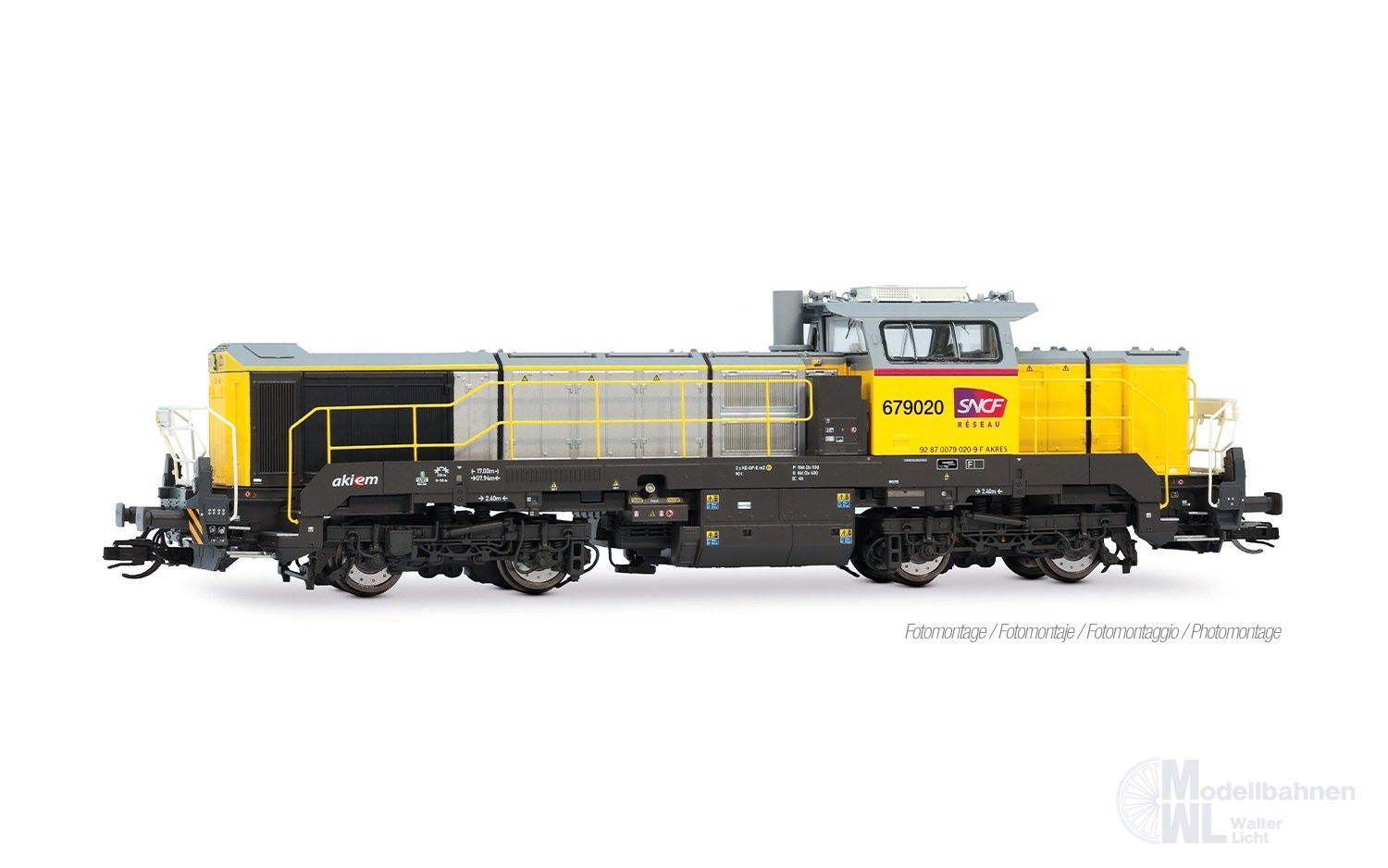 Arnold 9082S - Diesellok BB 79000 SNCF Ep.VI Vossloh DE 18 TT 1:120 Sound