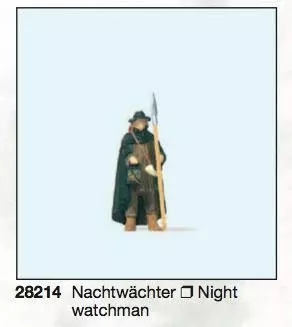 Preiser 28214 - Nachtwächter H0 1:87