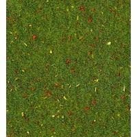 Heki 30801 - Wiesengrasmatte 40 x 24 cm 3mm hoch 2 Stück Blumenwiese H0/TT/N/Z