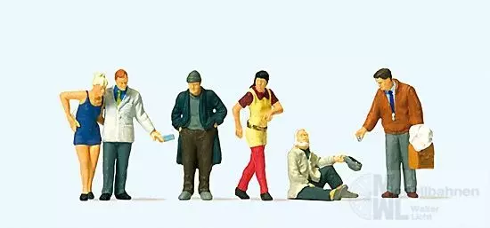 Preiser 10591 - In der Fußgängerzone H0 1:87