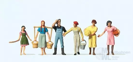 Preiser 14083 - Auf dem Bauernhof H0 1:87