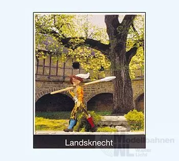 Preiser 99509 - Landsknecht mit Hellebarde H0 1:87