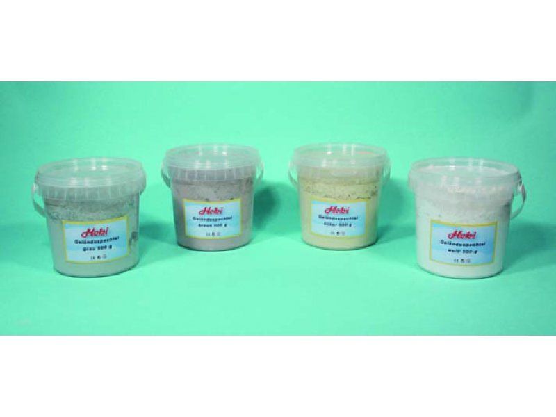 Heki 3345 - Geländespachtel 500 g grau