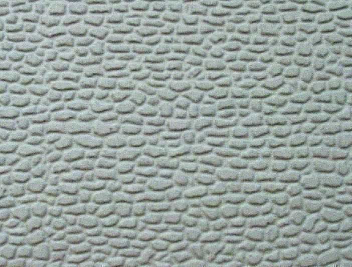 Heki 70632 - Heki dur Platte 50 x 25 cm 2 Stück Rundsteinmauer H0/TT