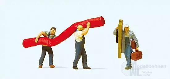 Preiser 10568 - Handwerker, Teppich H0 1:87