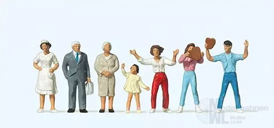 Preiser 24663 - Am Süßwarenstand H0 1:87