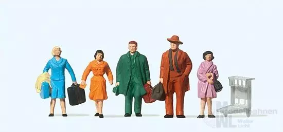 Preiser 14104 - Reisende H0 1:87