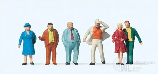 Preiser 14124 - Passanten H0 1:87