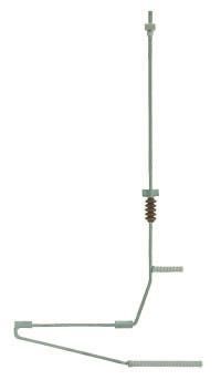 Viessmann 4377 - Halteelemente für Querragwerk 3 Stück N 1:160
