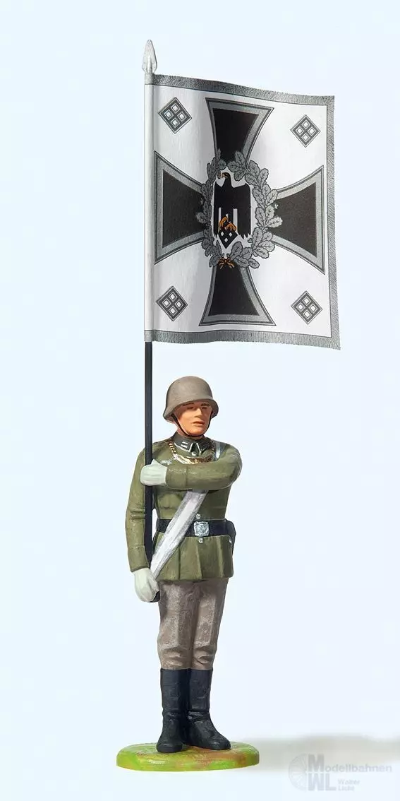 Preiser 56002 - Fahnenträger stehend 1:25