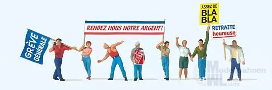 Preiser 10787 - Demonstranten H0 1:87
