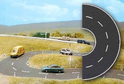 Busch 7098 - Straßenkurve H0 1:87