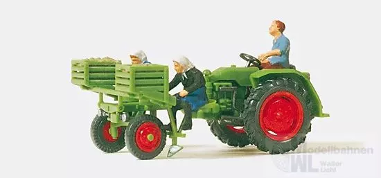 Preiser 17935 - Geräteträger mit Kartoffellegemaschine H0 1:87