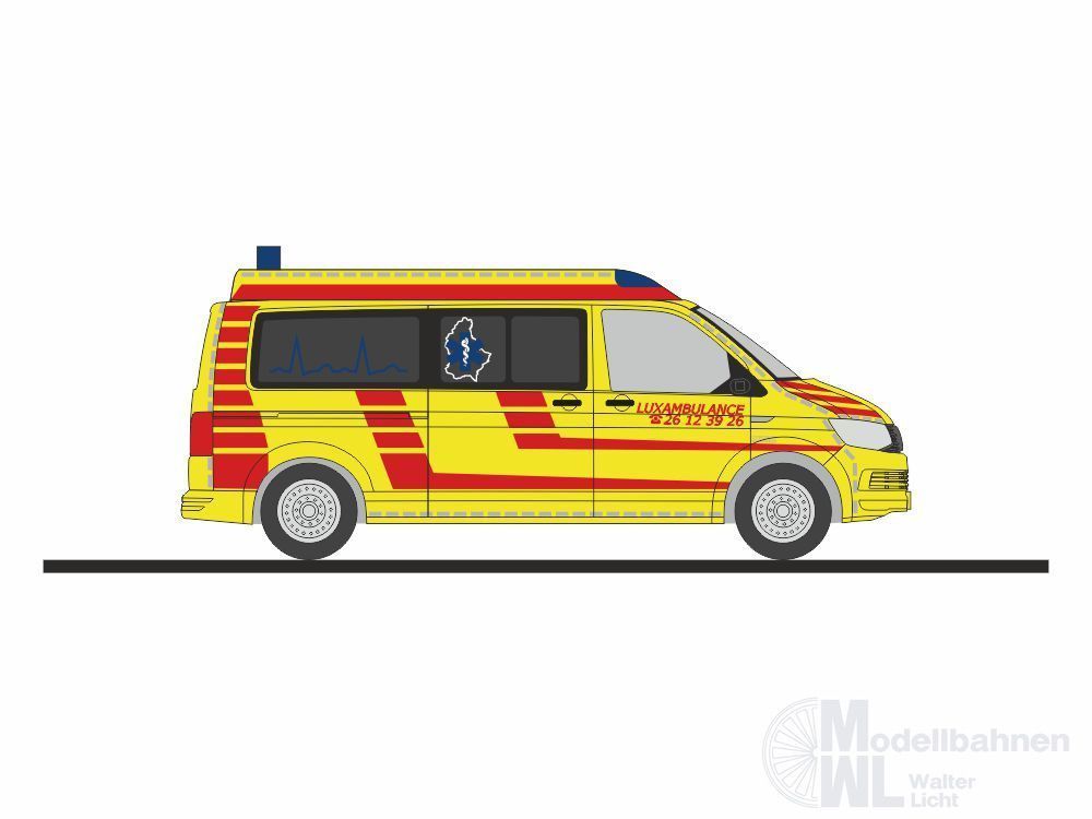 Rietze 53775 - Volkswagen T6 Luxambulance (LU) H0 1:87