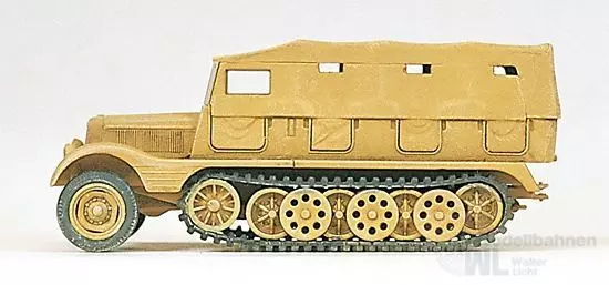 Preiser 16562 - Halbketten-Zugmaschine 3 t H0 1:87