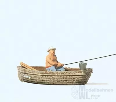 Preiser 28052 - Angler im Boot H0 1:87