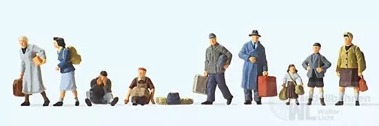 Preiser 10611 - Flüchtlinge H0 1:87