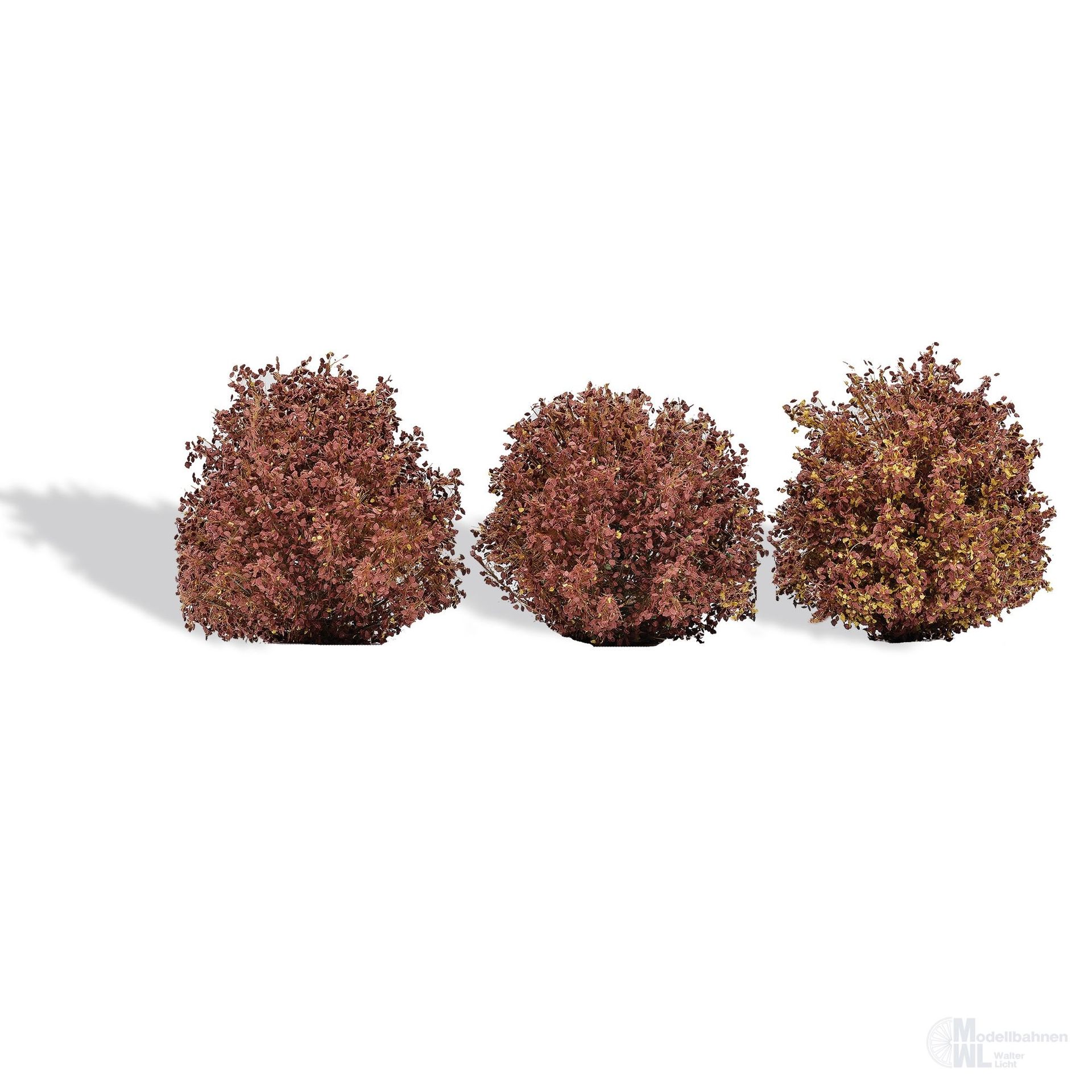 Busch 3609 - Büsche Herbst 3 Stück 40mm H0 1:87