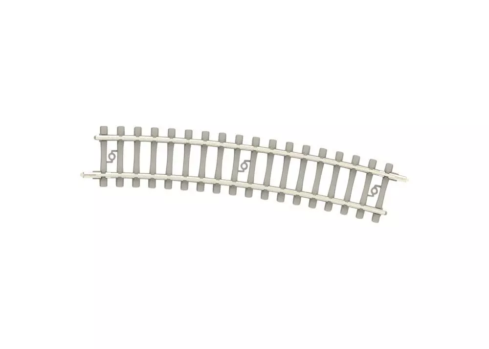 Trix 14521 - Gleis gebogen R2b 295,4mm 15° Betonschwelle N 1:160