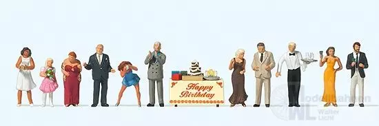 Preiser 10554 - Geburtstagsparty H0 1:87