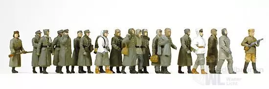 Preiser 16578 - Deutsche Kriegsgefangene H0 1:87