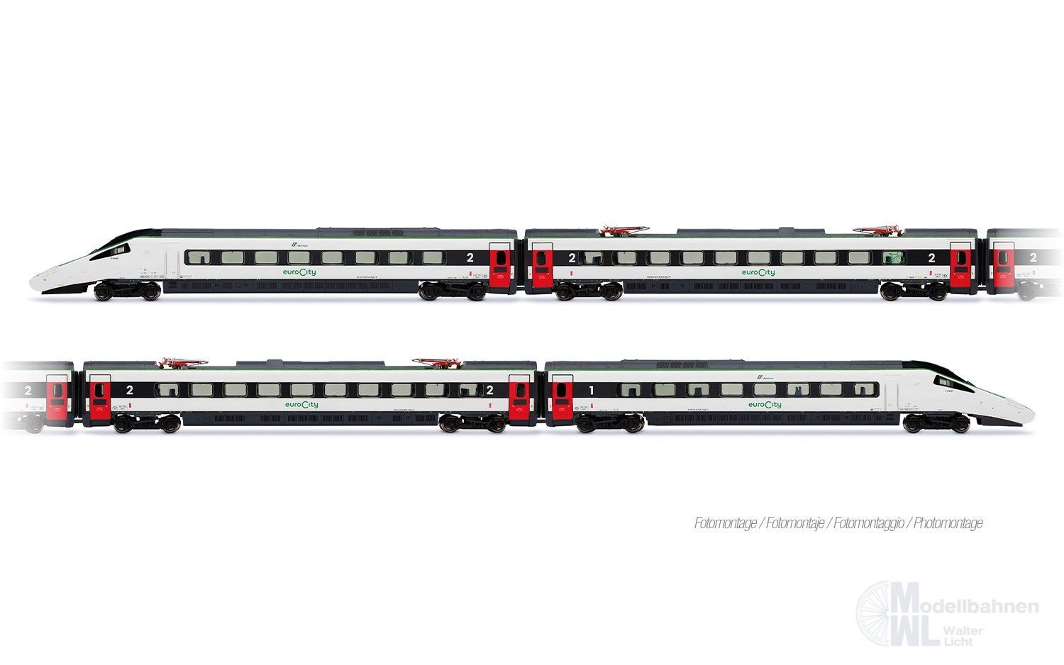 Arnold 2699S - Triebzug ETR 610 FS Ep.VI 4.tlg. N 1:160 Sound