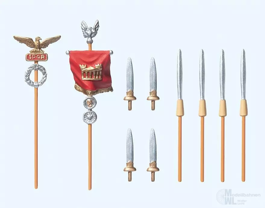 Preiser 50274 - Waffenset Römer 1:25