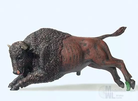 Preiser 47534 - Büffel im Sprung 1:25